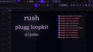 FREE LOOPKIT PLUGG LOOP KIT  quotRUSHquot Mexikodro Stoopidxool Brocasito Kashdami Jaydes [upl. by Martijn]