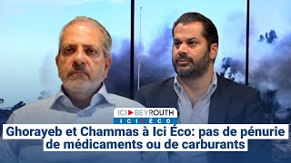 Ghorayeb et Chammas à Ici Éco pas de pénurie de médicaments ou de carburants [upl. by Dlorad]