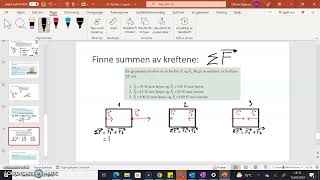 Fysikk 1 2A Krefter del 2 [upl. by Enelyaj]