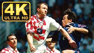 Japan  Croatia WORLD CUP 1998 Highlights  4K ULTRA HD 60 fps [upl. by Mou727]