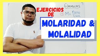 Unidades de Concentración Químicas Molaridad y Molalidad [upl. by Waechter595]