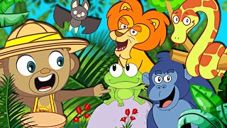 Animal Songs For Kids  Jungle Jungle Song  Annie And Ben [upl. by Cissie]