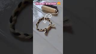 DIY thread bracelet 🏮💖 shortsfeed diy youtubeshorts [upl. by Lomaj]