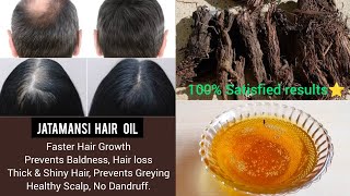 How to make Jatamansi Hair Oil  for hair growth scalp health and preventing baldness [upl. by Faucher]