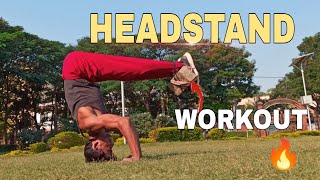 Headstand Workout for Lower Back amp Core Strength 🔥। Shivaz fitzone । [upl. by Robbert]