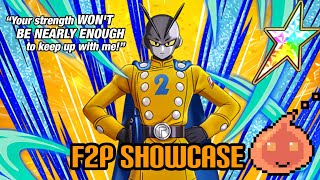 Potential  100 F2P Gamma 2 Lvl 10 Links F2P Showcase  DBZ Dokkan Battle vtuber [upl. by Atihcnoc]