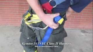 Gemtor 541NYC Class 2 Rescue Harness New York City FDNY [upl. by Obie]