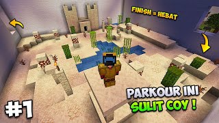 TAMAT  PRO PARKOUR MINECRAFT  Namatin Map UParkour 1 [upl. by Atsirak907]