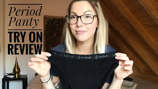 Period Underwear Try on Review  Thinx amp Modi Bodi [upl. by Fiertz]