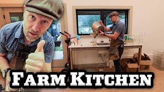 Farm Kitchen Coming Along [upl. by Ellerahc]