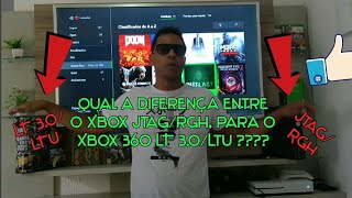 qual a diferença Xbox 360 LT 30 e Xbox 360 Jtag rgh inscrevase no canal [upl. by Alyahc]