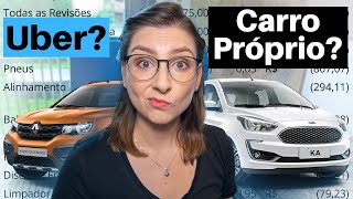 Compro um CARRO ou vou de UBER  Cálculo Completo [upl. by Emawk76]