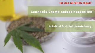 So machen Sie Cannabis Creme zu Hause [upl. by Mathre]