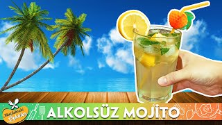 Evde 5 Dakikada Alkolsüz Mojito Tarifi  Yaz Sıcaklarında Misafirlerinize Buz Gibi Kokteyl Yapın [upl. by Aramad]