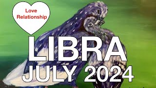 ♎️ Libra July 2024 ❤️ Perfect couple ❤️ Love Relationship Tarot Reading [upl. by Adalheid839]