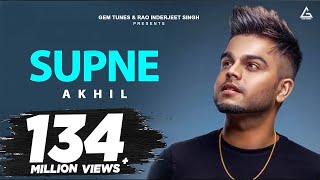 Supne Kade Aave Kade Jaave  Akhil  Tanvi Nagi  Punjabi Song [upl. by Simson]