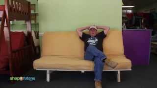 How to Operate a BiFold Futon Sofa Bed [upl. by Cannell238]