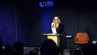 Rentrée Académique 2024  Discours dAnneSophie Nyssen Rectrice de lULiège [upl. by Suirred852]