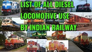 list of all diesel locomotive use by indian railway [upl. by Arahs]