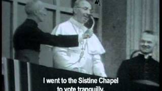 32 years ago first words of Pope John Paul I [upl. by Mandeville]