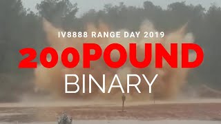 IV8888 Range Day 2019 200 Pound Tannerite [upl. by Jacquette]