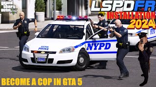 How To Install LSPDFR 049  Become A Police Officer  2024  gta5lspdfr lspdfrtutorials lspdfr [upl. by Colet]