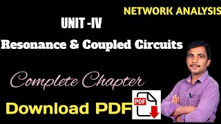 Resonance and coupled circuits  Download notes PDF [upl. by Sammons418]