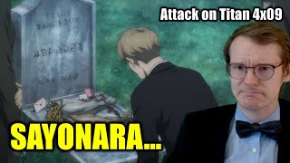 LOST YEARS  GERMAN watches Attack on Titan 4x09  BLIND REACTANALYSIS [upl. by Iretak463]