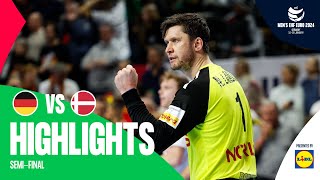 Big final incoming  Germany vs Denmark  Highlights  Mens EHF EURO 2024 [upl. by Thordia]