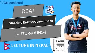 PRONOUNS SAT ENGLISH COMPLETE LESSON IN NEPALI  STANDARD ENGLISH CONVENTIONS [upl. by Stedman]