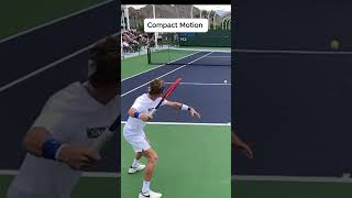 Breaking Down Andrey Rublevs Powerful FOREHAND🎾🔥 TennisTips ForehandMastery PLAYLikeAPro [upl. by Cirdet]