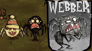 ¡GUÍA BÁSICA DE WEBBER  🕸EL NIÑO ARAÑA🕸  Dont Starve Together  Guía de Personajes [upl. by Veta254]