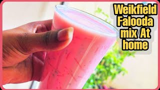 Weikfield falooda mix  how to make weikfield falooda mix  weikfield falooda mix recipe at home [upl. by Chapell]