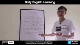 Using Collocations in English 3 english learning studybuddy grammar wordclass collocations [upl. by Wilson]