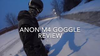 Anon M4 Goggle Review [upl. by Jaqitsch14]