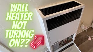 WALL HEATER NOT WORKING [upl. by Alaecim967]