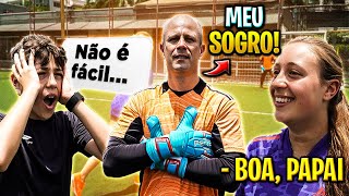 O MEU SOGRO é EX GOLEIRO PROFISSIONAL desafiei ele [upl. by Anna]