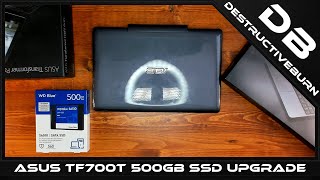 ASUS TF700T T100TA 500GB SSD Upgrade [upl. by Ecaidnac]