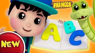 Phonics Songs  ABC Song  Alphabets For Kids  Nursery Rhyme  Baby Songs by Farmees [upl. by Gere]