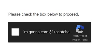 Earn 1 PER CAPTCHA Typed  Make Money Online [upl. by Raleigh]