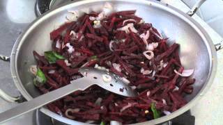 Beetroot poriyal in tamil  பீட்ரூட் பொரியல் செய்முறை  Fried beetroot recipe Tamil [upl. by Savadove]