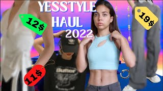 Huge Yesstyle Tryon Haul 🫀🪡Honest Review tops pants jewelry [upl. by Macdermot]