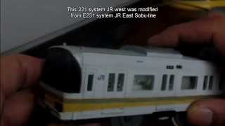 JR west 221 system toy PLARAIL [upl. by Sedrul]