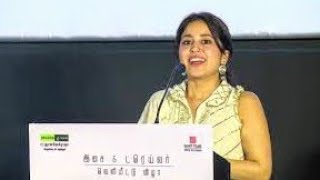 Shweta Tripathi speaks at Mehandi Circus Audio Launch Focus Newz [upl. by Yesima981]