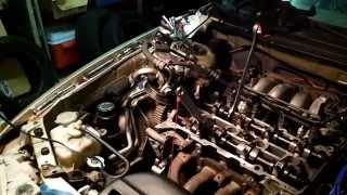 Mazda 626  I4 Timing Belt amp Water Pump Part 2 [upl. by Ardnazxela]