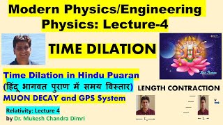 Time Dilation Muon Decay GPS Systems Twin Paradox Time Dilation in Puran Length Contraction [upl. by Reltuc]