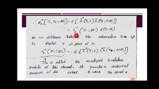 Statistical characterization of multipath channels [upl. by Carpet]