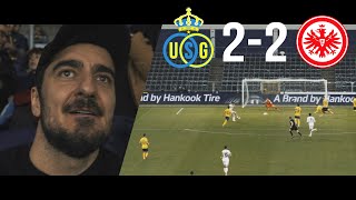 Royal Union Saint Gilloise vs Eintracht Frankfurt 22 Stadion Vlog [upl. by Nerti]