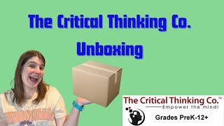 Unbox a HUGE package from The Critical Thinking Company with me [upl. by Suirrad]