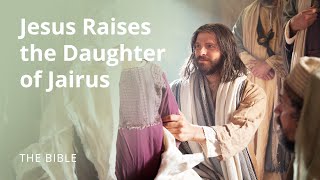 Mark 5  Jesus Raises the Daughter of Jairus  The Bible [upl. by Alida]